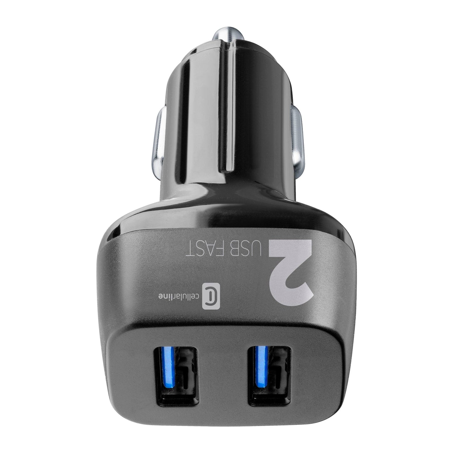cellularline Kfz-Ladegerät CAR MULTIPOWER 2 FAST Geräte mit USB-Anschluss schwarz