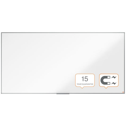 Nobo® Whiteboard Essence Maße der Oberfläche: 240 x 120 cm (B x H) Tafel magnethaftend nicht beidseitig beschreibbar Stahl lackiert weiß