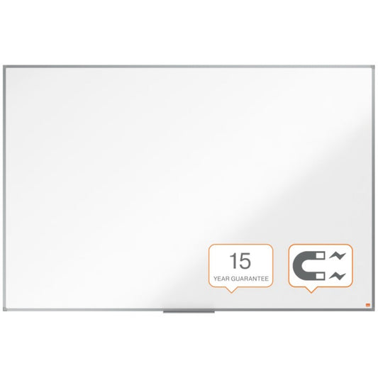 Nobo® Whiteboard Essence Maße der Oberfläche: 180 x 120 cm (B x H) Tafel magnethaftend nicht beidseitig beschreibbar Stahl lackiert weiß