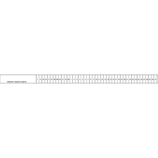 ORGALEX® Organisationsstreifen 315mm farbig sortiert 100 St./Pack.