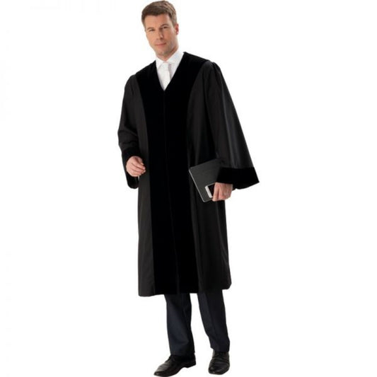 SoldanPlus Robe Classic-Line 44/46 Herren 100 % Baumwolle schwarz