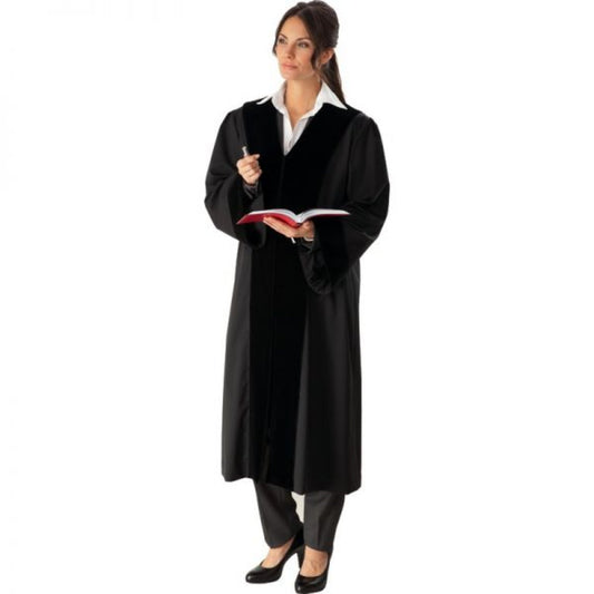 Soldan Robe Basic-Line 34/36 Damen 100 % Acetat schwarz