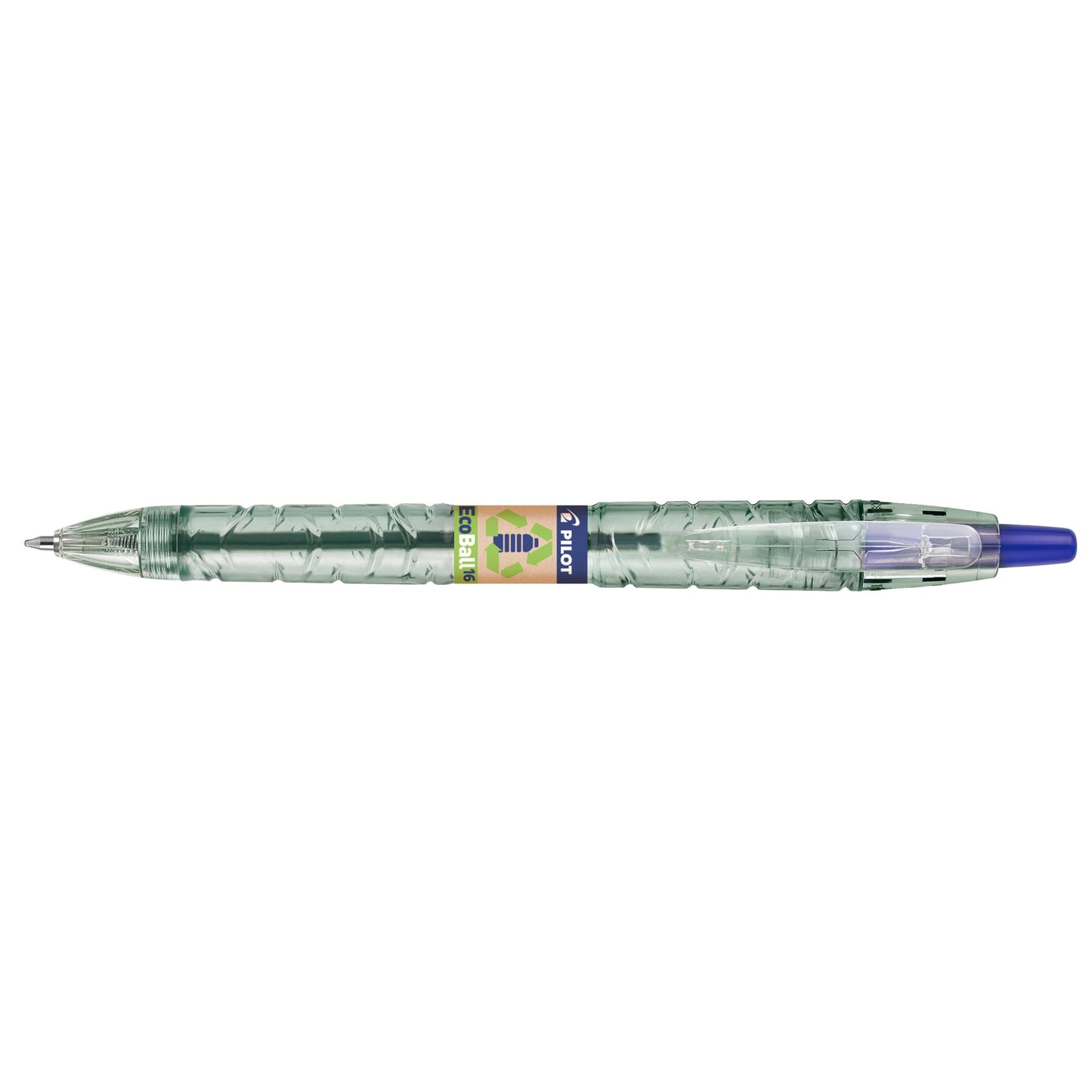 PILOT Kugelschreiber Bottle 2 Pen Ecoball 0,6mm blau Mine auswechselbar dokumentenecht Schaftfarbe: transluzent
