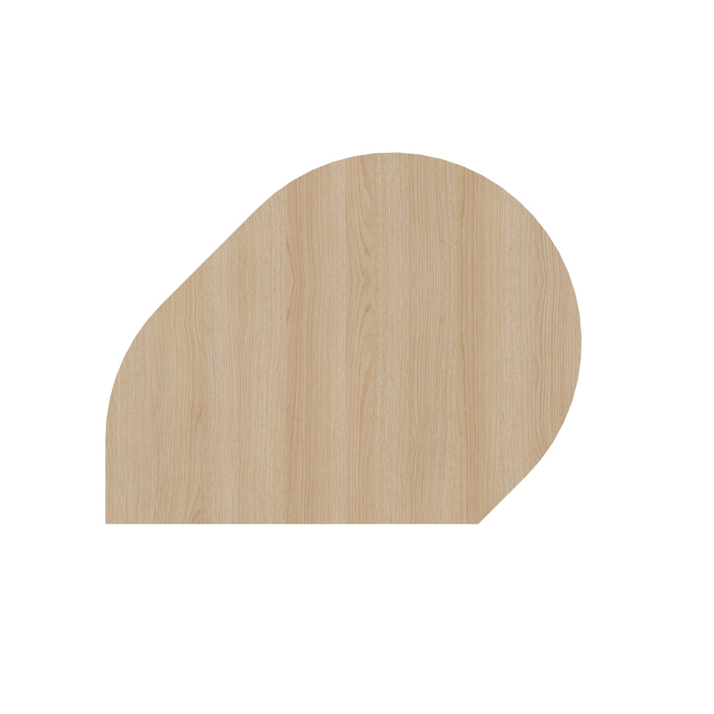 Hammerbacher Anbautisch 1.030 x 800 mm (B x T) 25mm Spanplatte, melaminharzbeschichtet eiche