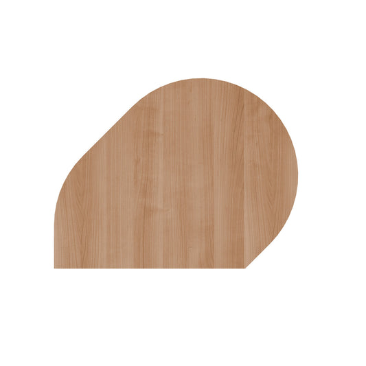 Hammerbacher Anbautisch 1.030 x 800 mm (B x T) 25mm Spanplatte, melaminharzbeschichtet nussbaum