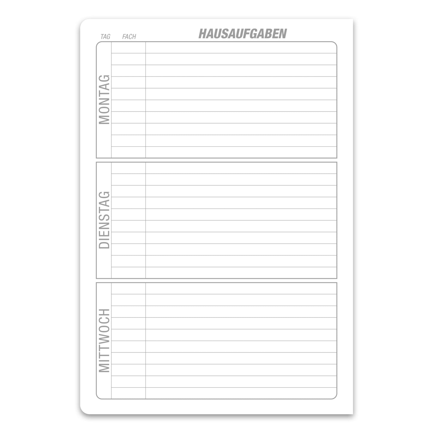 Staufen Hausaufgabenheft Premio 040788003 A5 90g 48Bl