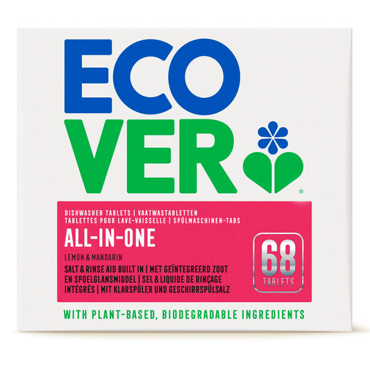 ecover Spülmaschinentabs ALL-IN-ON Zitrone & Mandarine 68 St./Pack.
