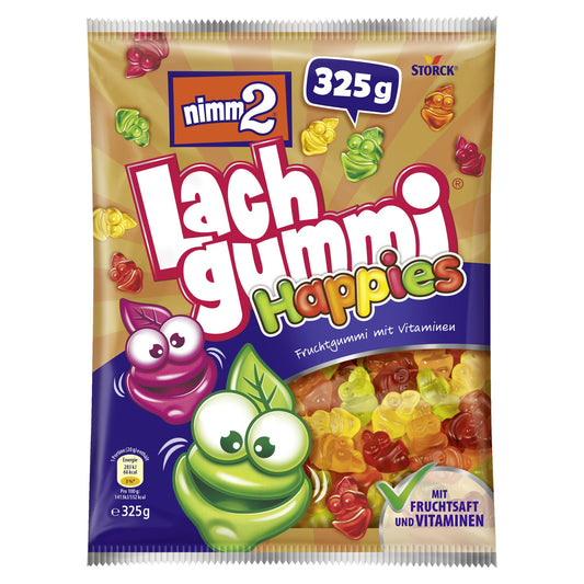 nimm2 Fruchtgummi Lachgummi Happies 325 g/Pack.