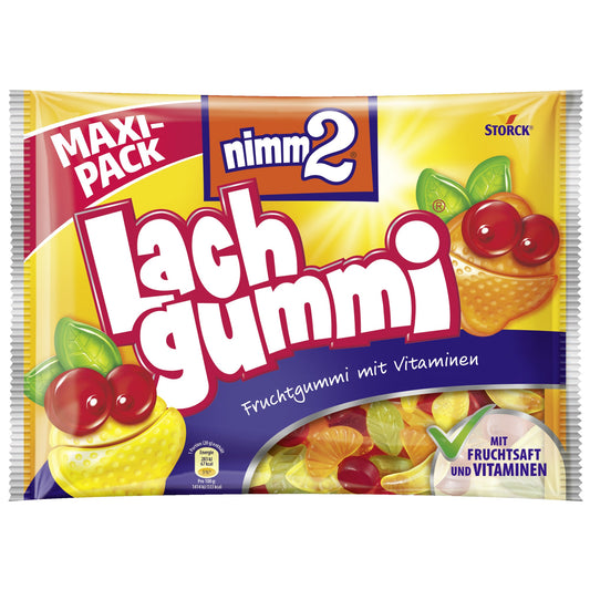 nimm2 Fruchtgummi Lachgummi 376 g/Pack.