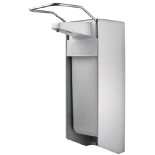 OPHARDT Hygiene Seifenspender E 26 A/25 8,2 x 27,3 x 16,2 cm (B x H x T) 0,5l Aluminium, eloxiert silber