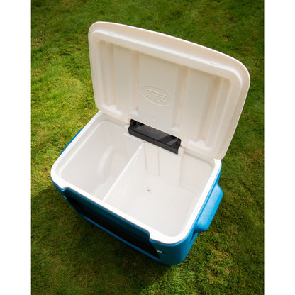 Coleman Kühlbox 50QT Polylite Wheeled 46l Polypropylen blau/weiß