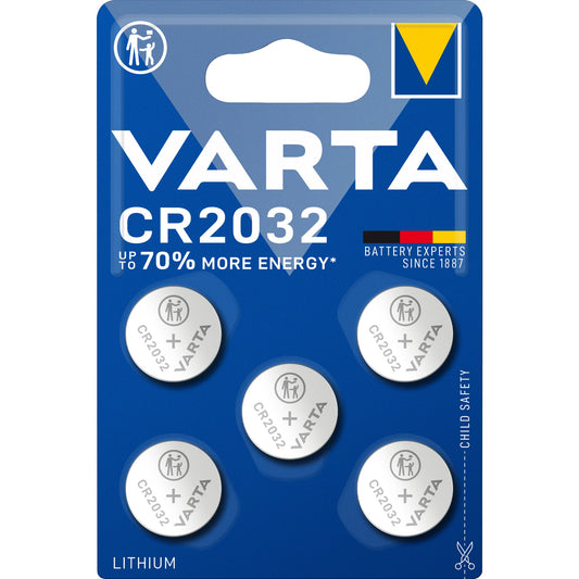 Varta Knopfzelle Lithium CR2032 3V 230 mAh 5 St./Pacik.