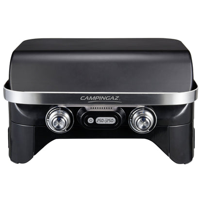 CAMPINGAZ Gasgrill Attidude 2100 EX Außenbereich offen: 65 x 73 x 69 cm, geschlossen: 65 x 36 x 52 cm (B x H x T) Butan oder Propan 360 g/h elektronisch 2 Brenner inkl. Schlauch, Druckregler (50 mbar)