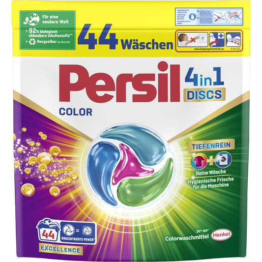 Persil Waschmittel 4in1 Buntwäsche +20 bis +95°C 44 St./Pack.