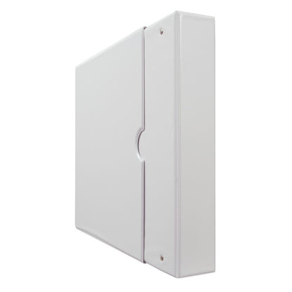 EICHNER Präsentationsringbuch 60mm DIN A4 4 Ringe, D-Mechanik PVC weiß
