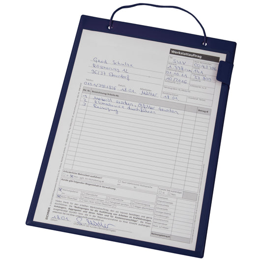 EICHNER Auftragstasche Basic DIN A4 Pappe/PVC blau