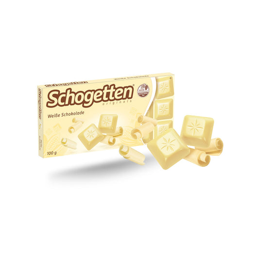 Schogetten Schokolade Weiße-Schokolade 100 g/Pack.