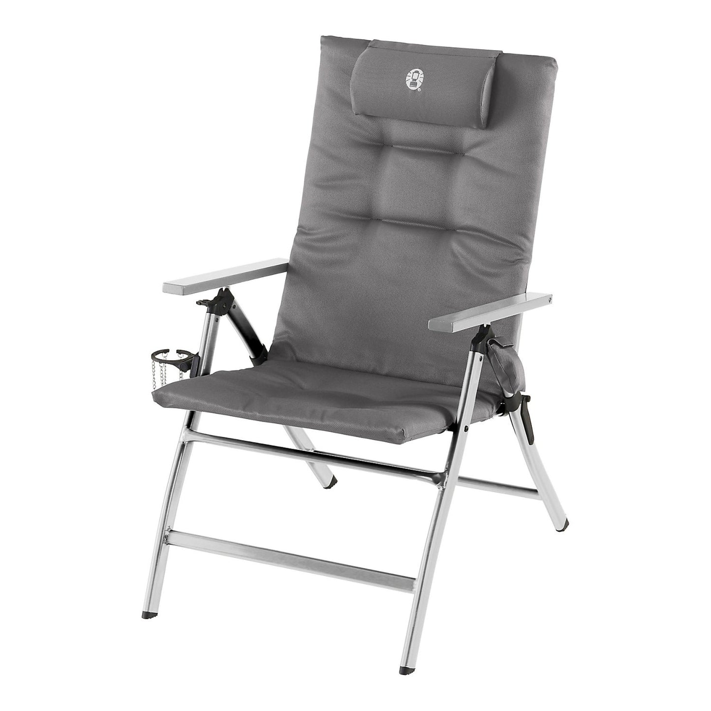 Coleman Campingstuhl Produkttypbezeichnung: 5 Position Padded 120kg 79 x 105 x 61 cm (B x H x T) Polyester grau