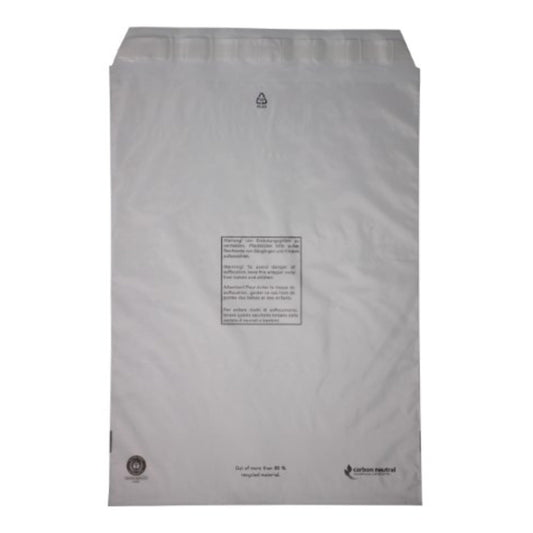 Versandtasche 400 x 500 x -50 mm (B x H x T) mit Adhäsionsverschluss ohne Fenster 40µm transparent 1.000 St./Pack.