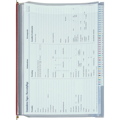 BOI Planettentasche Planette 9108-00529 DIN A4 Kunststoff grau/rot