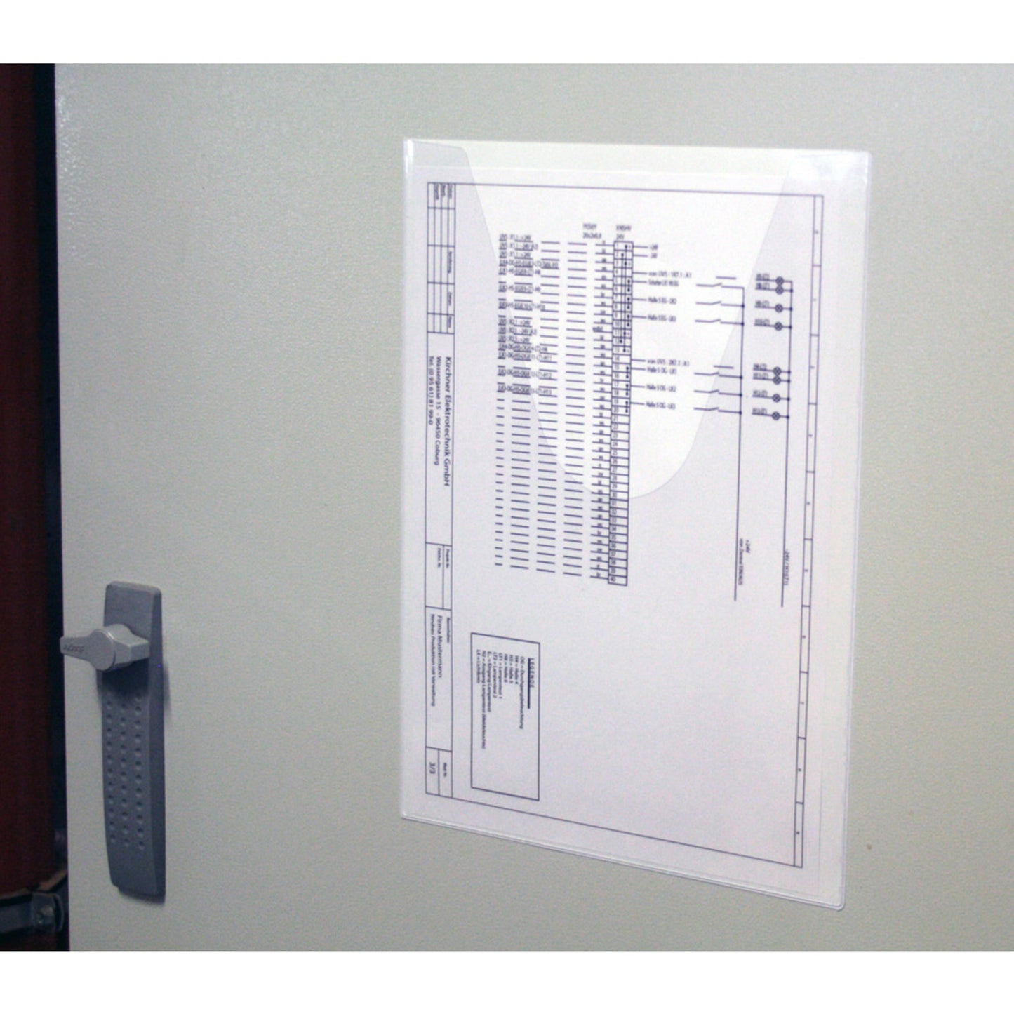 EICHNER Selbstklebetasche DIN A4 PVC transparent