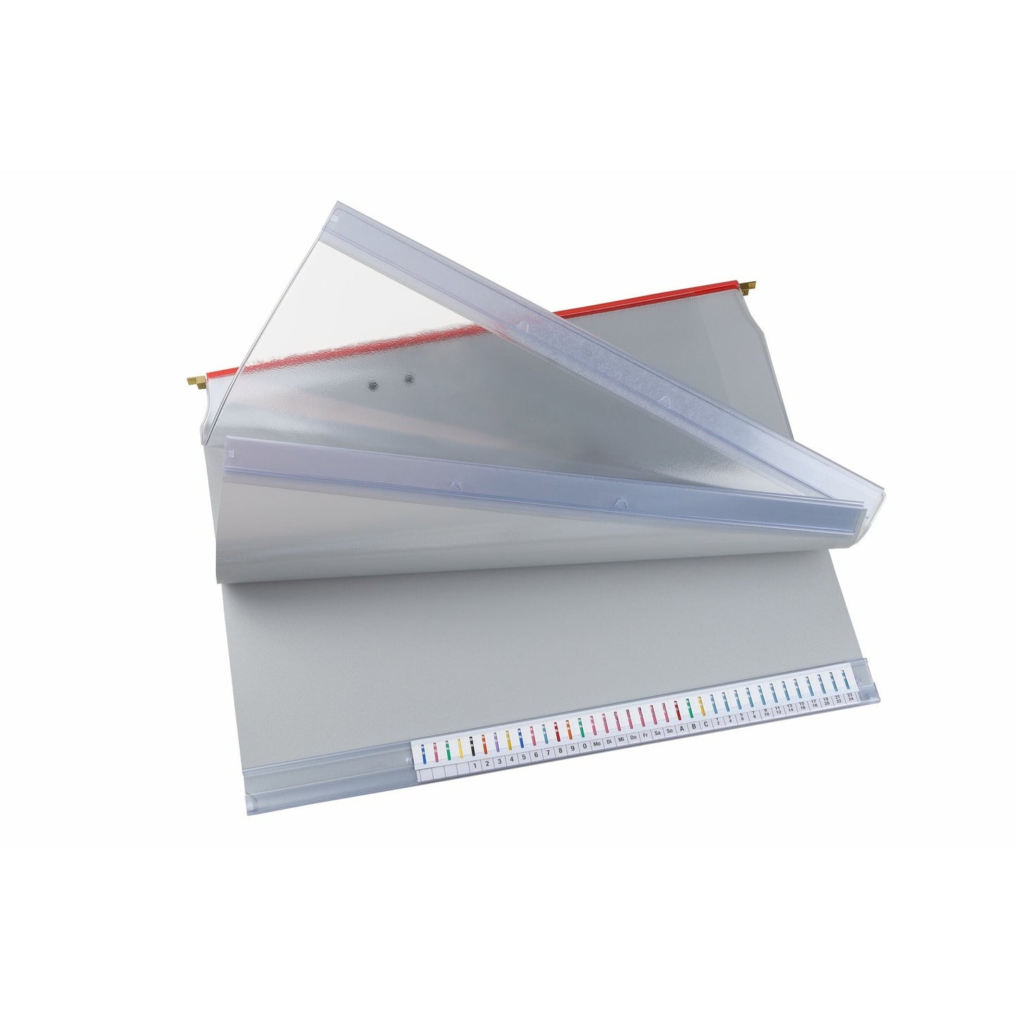 BOI Planettentasche Planette 9108-00529 DIN A4 Kunststoff grau/rot