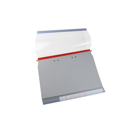 BOI Planettentasche Planette 9108-00529 DIN A4 Kunststoff grau/rot