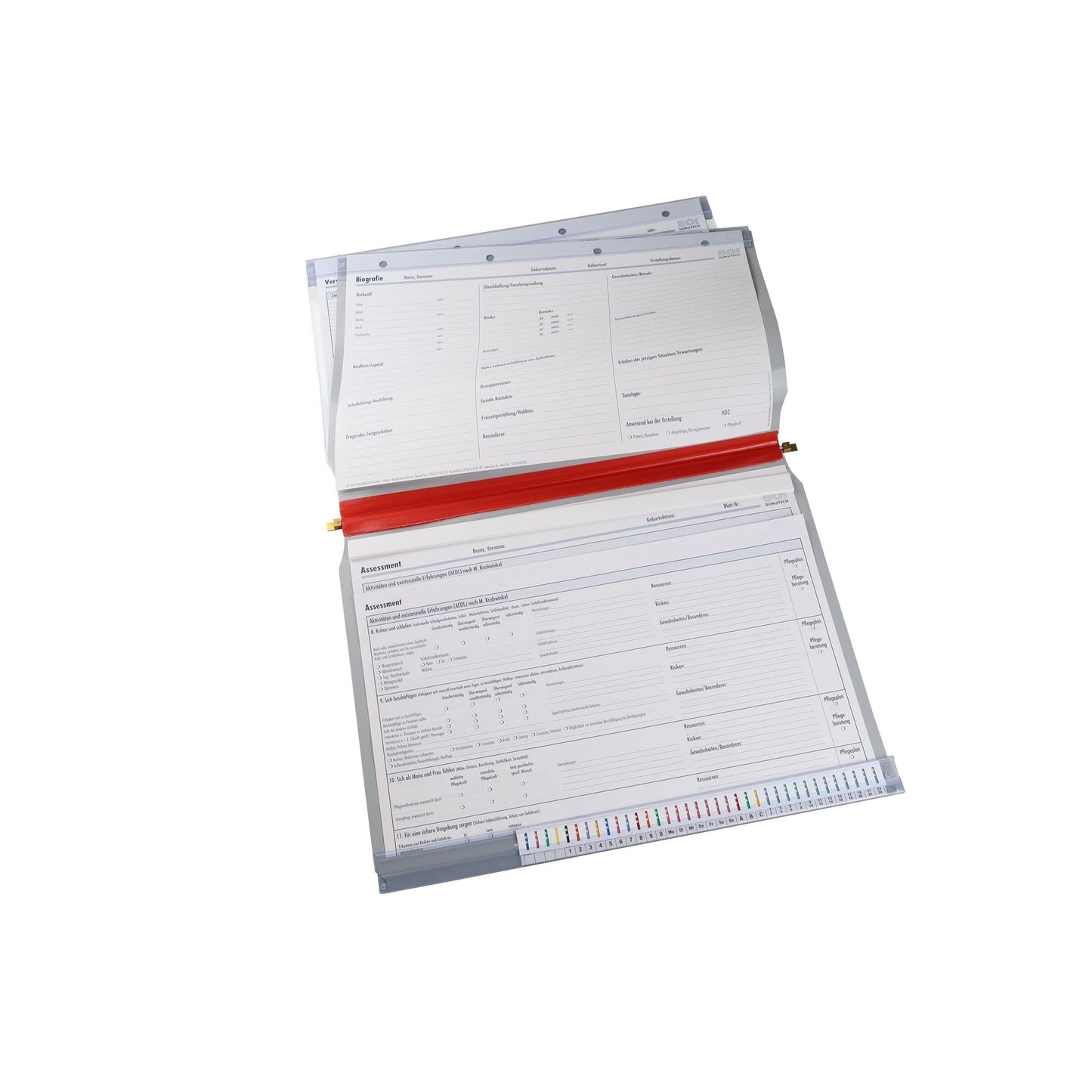 BOI Planettentasche Planette 9108-00529 DIN A4 Kunststoff grau/rot