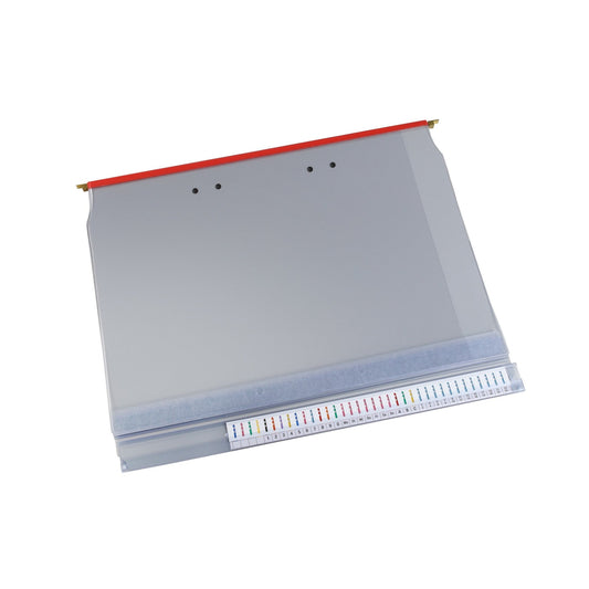 BOI Planettentasche Planette 9108-00529 DIN A4 Kunststoff grau/rot