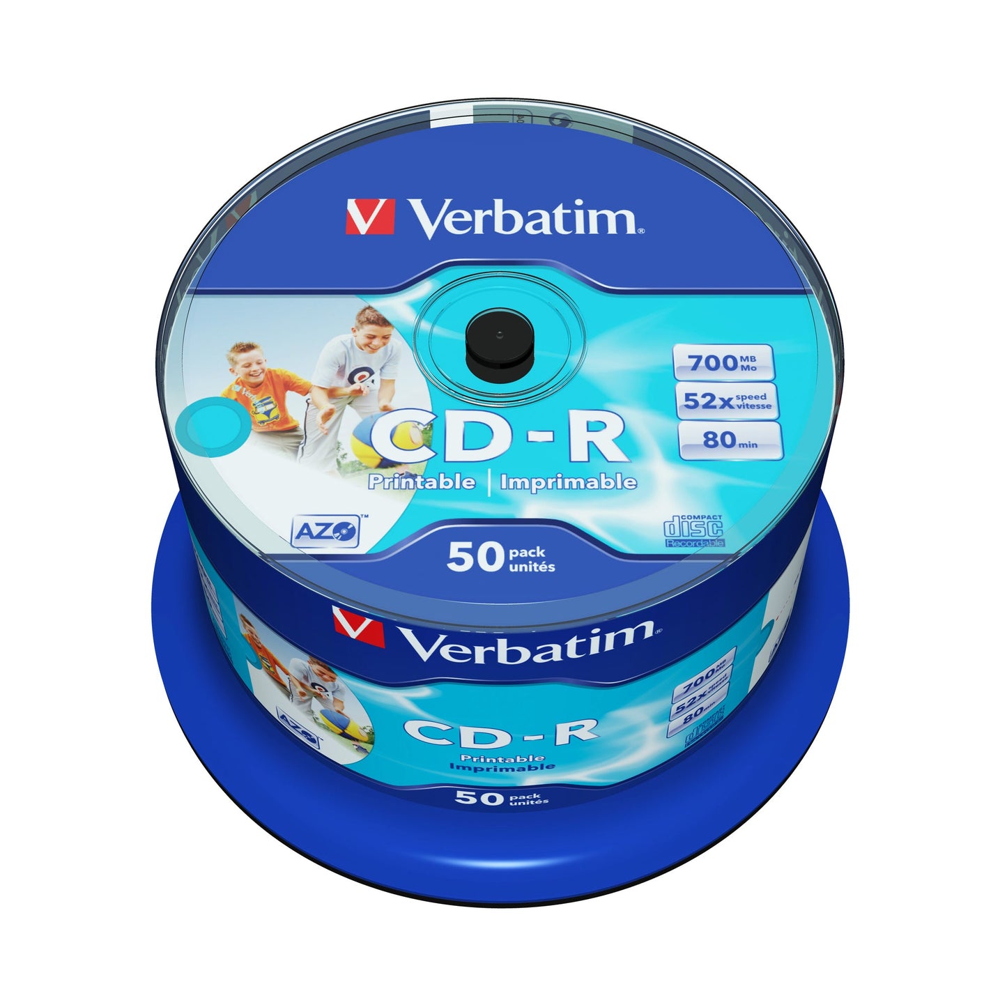 Verbatim CD-R 80min 700Mbyte 52x 50 St./Pack.