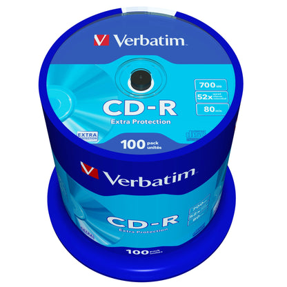 Verbatim CD-R 80min 700Mbyte 52x 100 St./Pack.