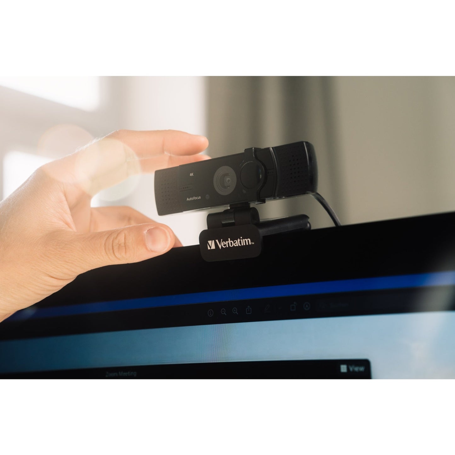 Verbatim Webcam AWC-03 106 x 55 x 42,5 mm (B x H x T) USB-A 1,5m schwarz