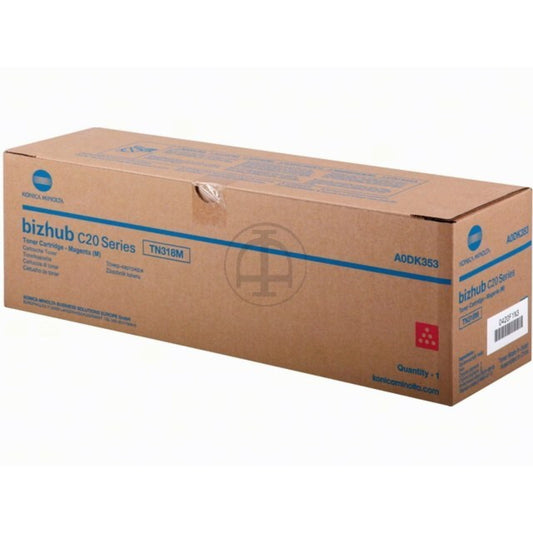 Konica Minolta Toner Originalzubehör TN-318 M ca. 8.000 Seiten magenta