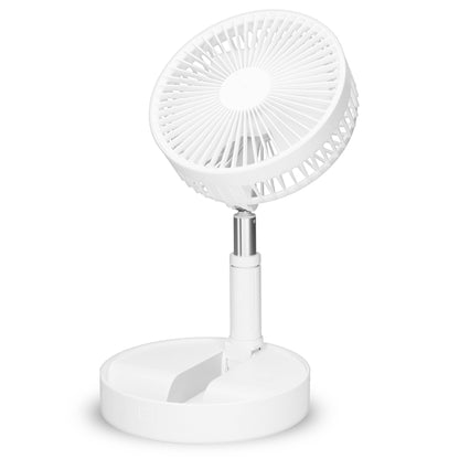 Trebs Tischventilator 30W 4 Leistungsstufen Akku weiß