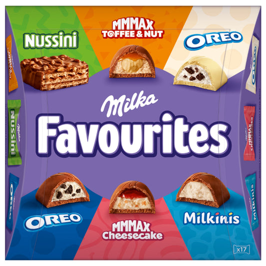 Milka Schokolade Favourites 158 g/Pack.