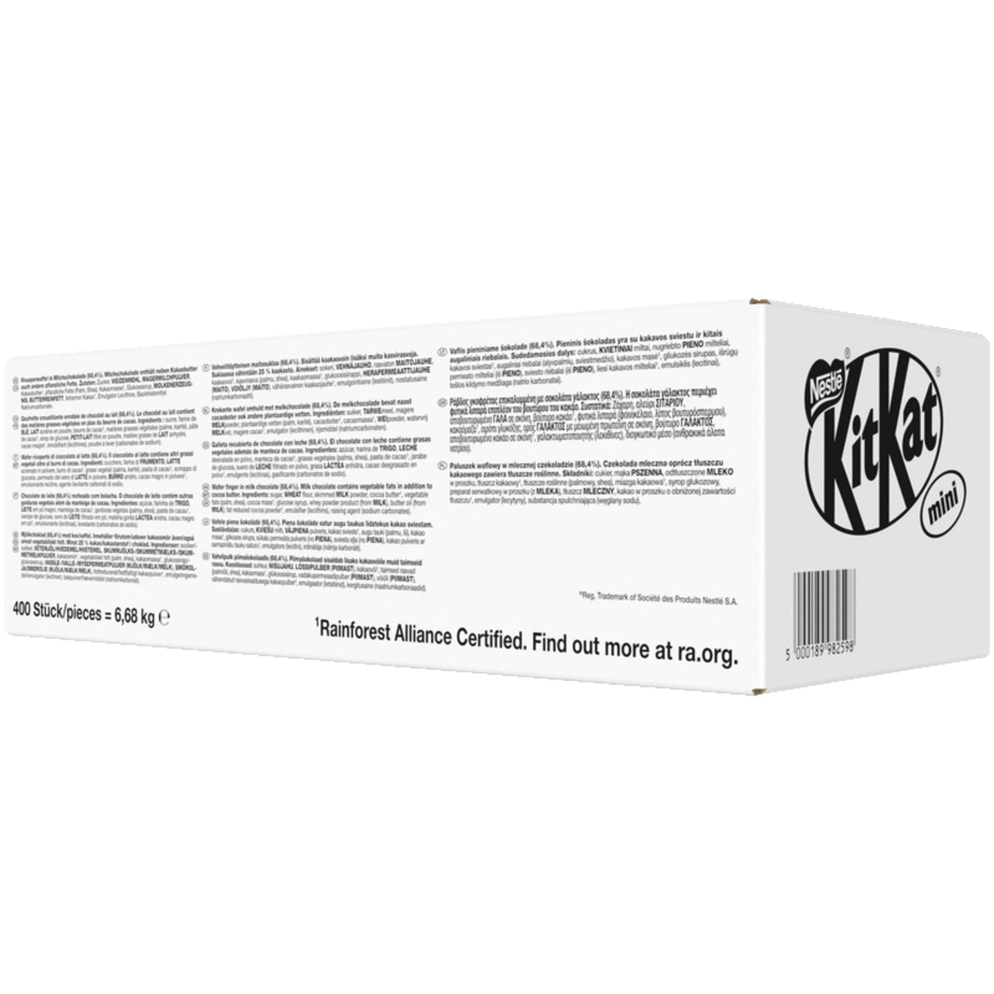 KitKat® Schokoriegel Mini 400 x 16,7 St./Pack.