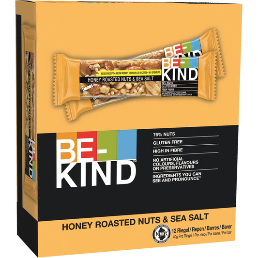BE-KIND Nussriegel NUTS SEA SALT HONEY 12 x 40 g/Pack.