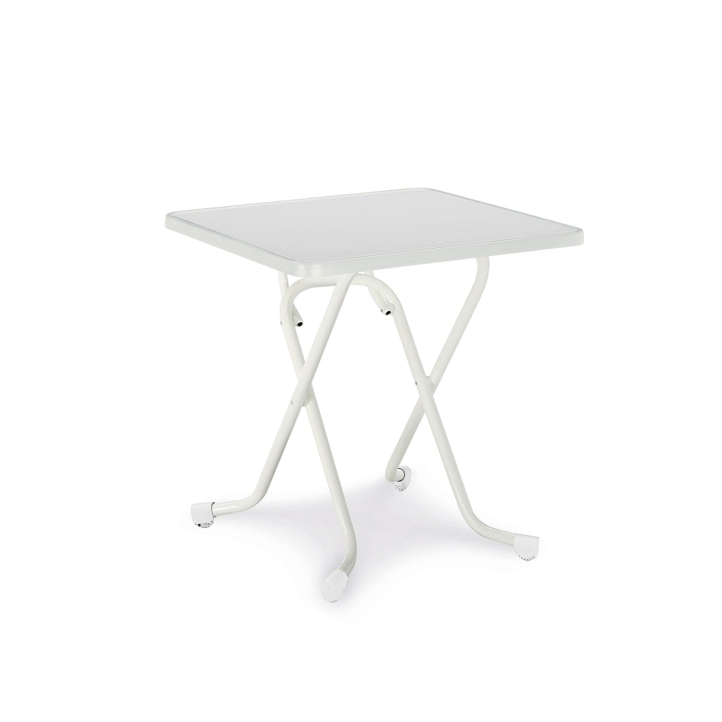 BEST Klapptisch Madrid 670 x 730 x 670 mm (B x H x T) Alcolit, laminiert weiß