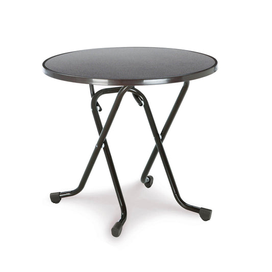 BEST Klapptisch Dublin 800 x 730 mm (Ø x H) Alcolit, laminiert anthrazit