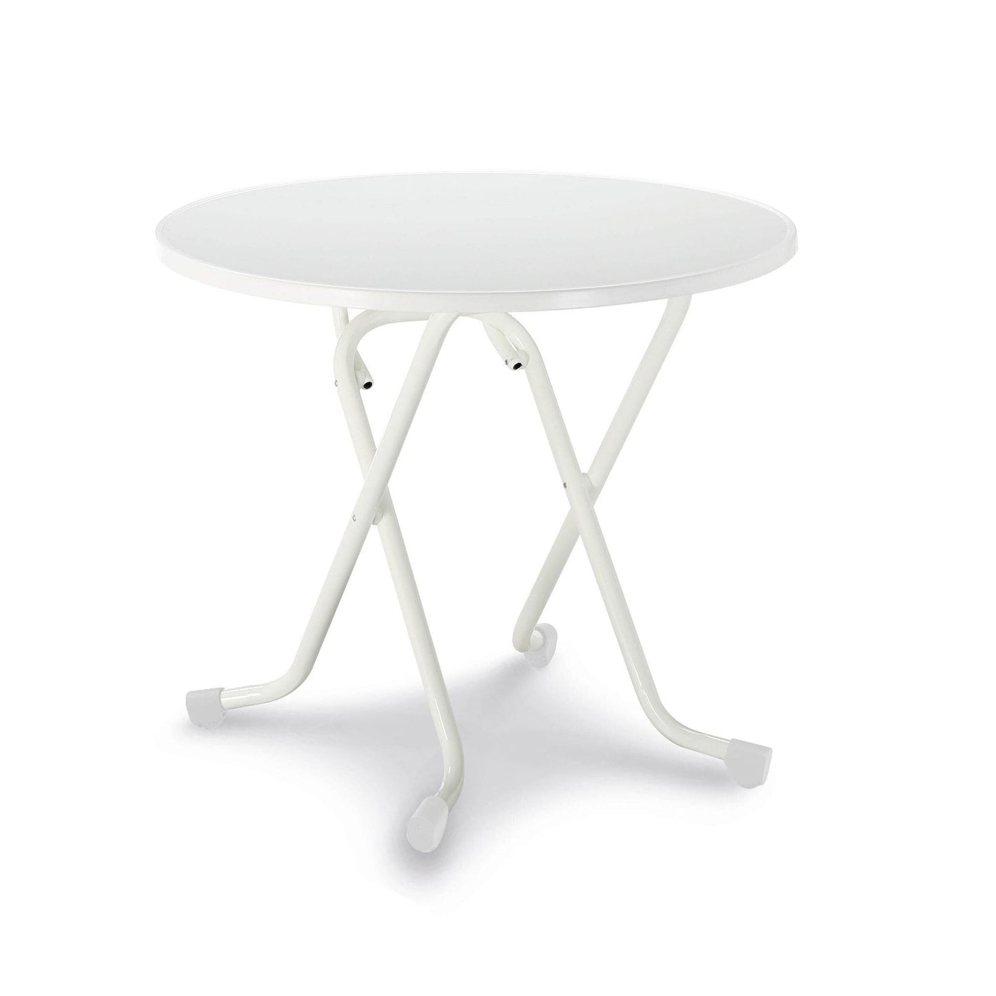 BEST Klapptisch Dublin 800 x 730 mm (Ø x H) Alcolit, laminiert weiß