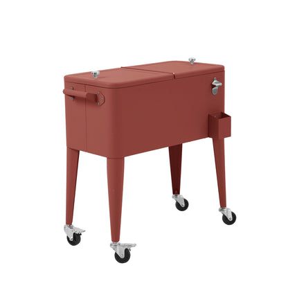 BEST Kühlbox Icy Stahl/Polypropylen terrakotta