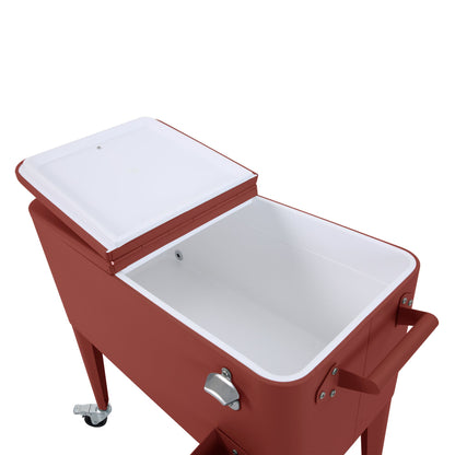 BEST Kühlbox Icy Stahl/Polypropylen terrakotta