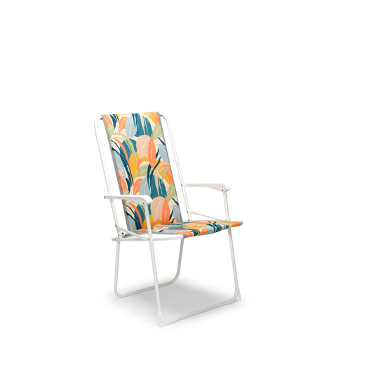 BEST Campingstuhl Produkttypbezeichnung: Chiemsee 120kg 56 x 93 x 53 cm (B x H x T) Polycotton tropical