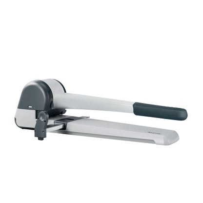Leitz Locher 8cm 250 Bl. (80 g/m²) mit Anschlagschiene hellgrau