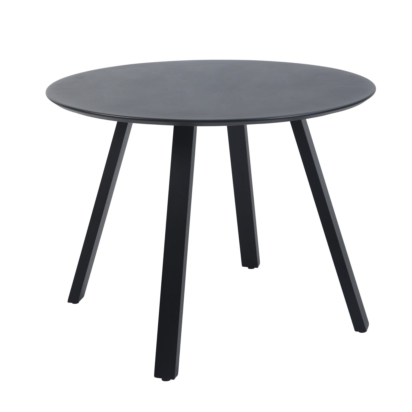 BEST Gartentisch Halo 100 x 75 cm (Ø x H) Aluminium schwarz