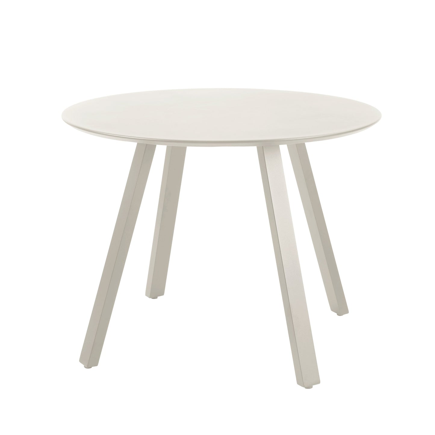 BEST Gartentisch Halo 100 x 75 cm (Ø x H) Aluminium beige