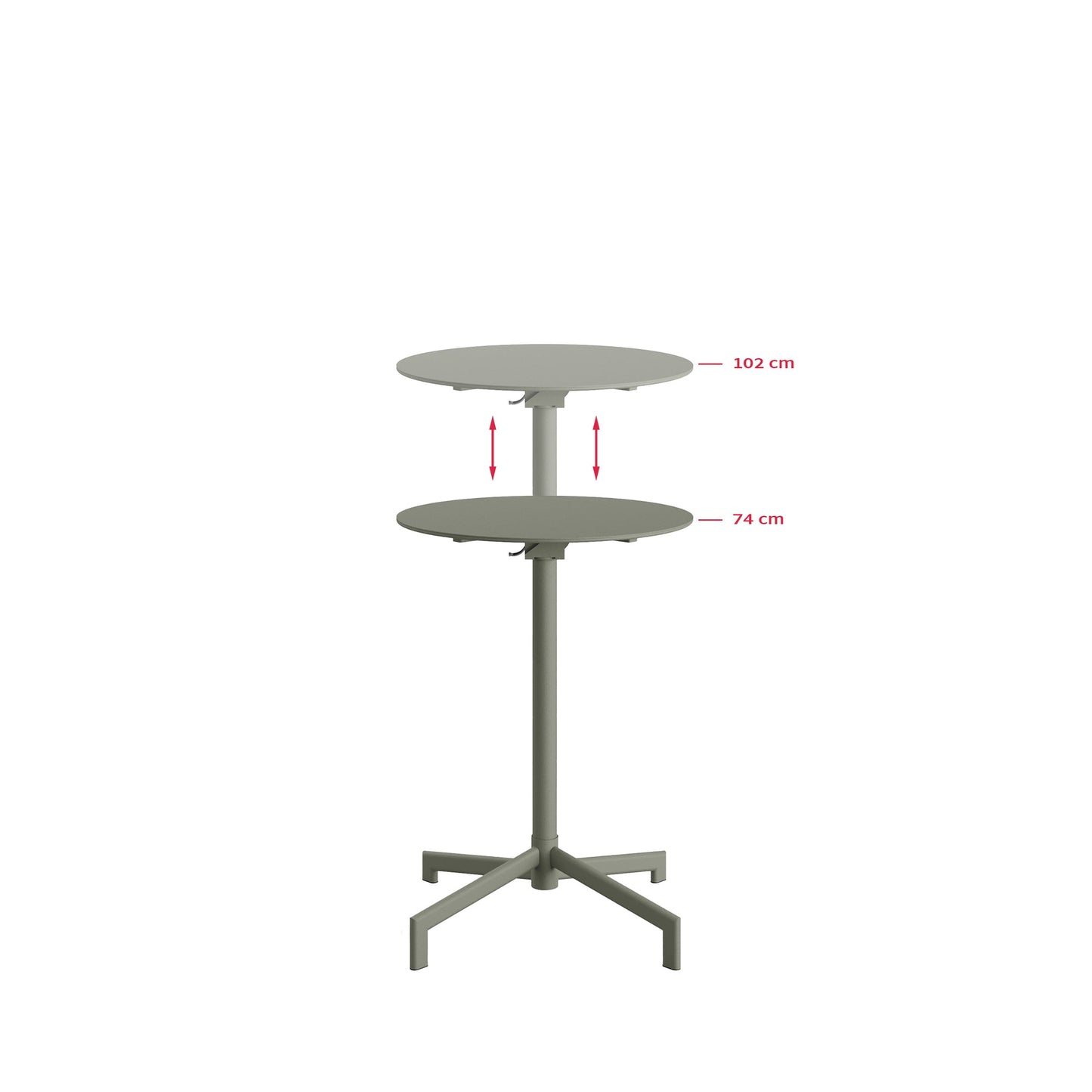 BEST Stehtisch Versa 600 x 740/1.020 mm (Ø x H)