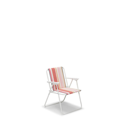 BEST Campingstuhl Produkttypbezeichnung: Kinder 60kg 40 x 54 x 40 cm (B x H x T) Polycotton weiß/orange