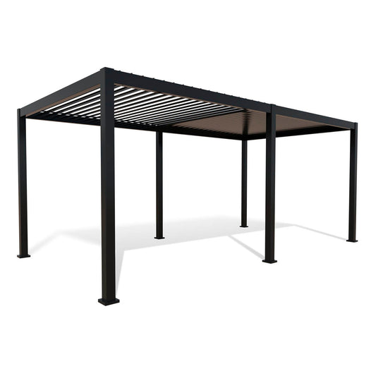 BEST Terrassenüberdachung Cadiz 360 x 250 x 720 cm (B x H x T) Aluminium anthrazit