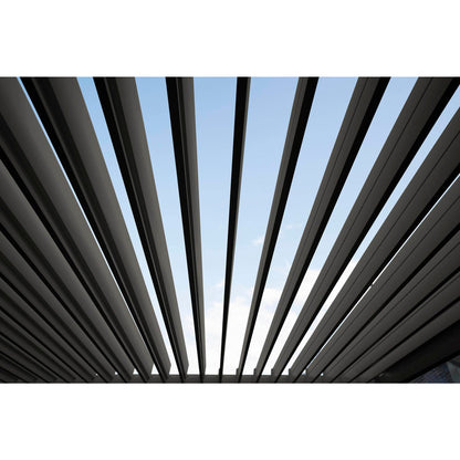 BEST Terrassenüberdachung Cadiz 300 x 250 x 400 cm (B x H x T) Aluminium anthrazit
